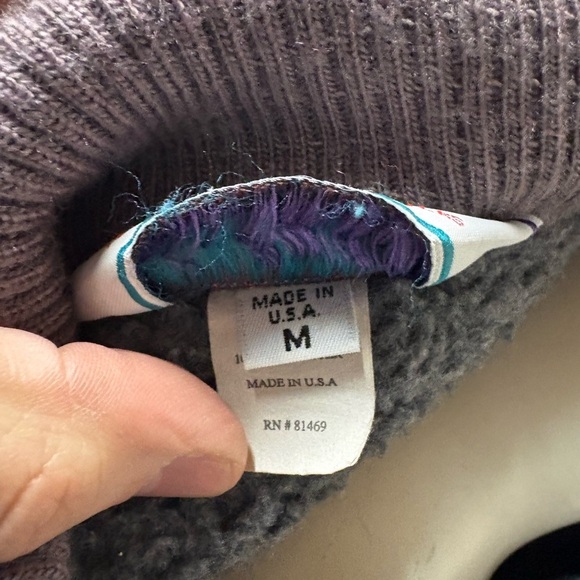 Men’s Size M Vintage Early Winters Sherpa Sweater - Picture 6 of 7